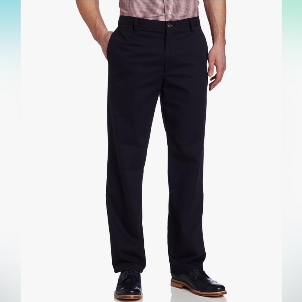 Dockers Men's Straight Fit Easy Khaki Pants D2. 34x29 Navy